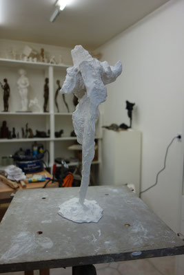 Skulptur, Etrusker 2, Gips, plaster