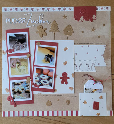 Weihnachtsbäckerei- Layout