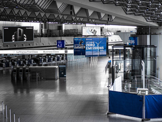 Das Terminal 1 des Frankfurter Flughafens