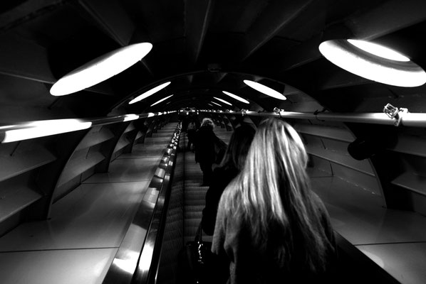 Rolltreppe im Atomium