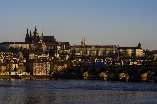 Prager Burg morgens um 7