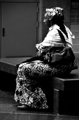 Afrikanerin in Antwerpen