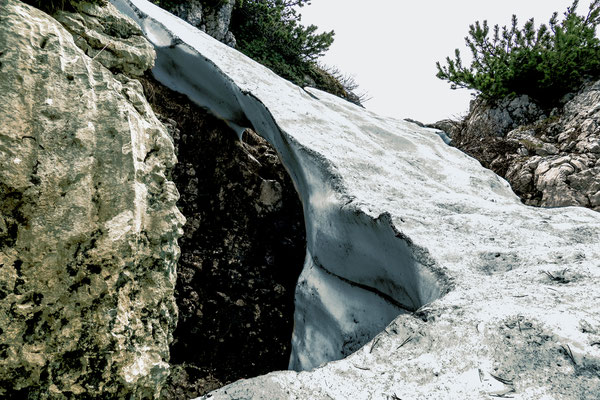 Schneebrett beim Kehlsteinhaus