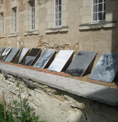 François-Xavier ALEXANDRE, installation dans la Cour Carrée de l'Hôtel-Dieu