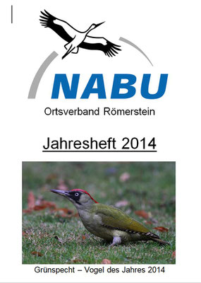 Jahresheft 2014 des NABU Römerstein