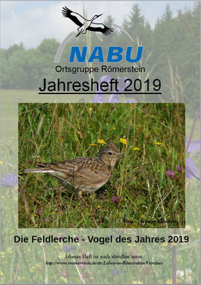 Jahresheft 2019 des NABU Römerstein