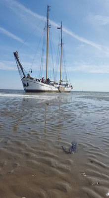 Trockenfallen im Wattenmeer