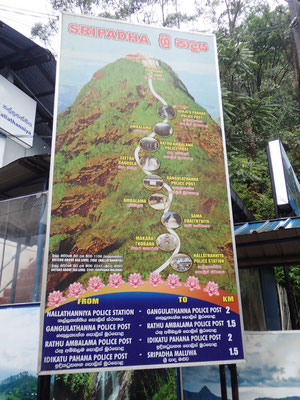 Weg zum Adams Peak