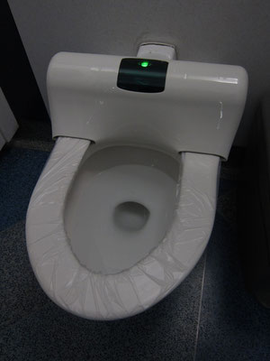 lieber Plastik anstatt Toilette putzen: Detroit Airport