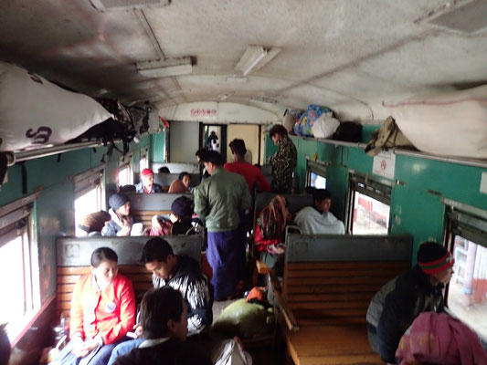 im Zug von Pyin U Lwin nach Hsipaw