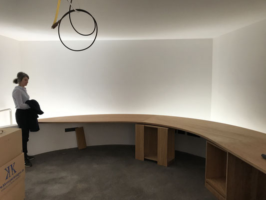Lieblingsbaustelle: Das "Cockpit" über dem Wohnzimmer