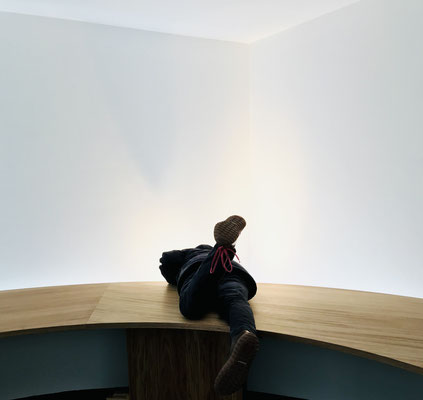 Lieblingsbaustelle: Das "Cockpit" über dem Wohnzimmer