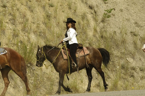 Auf dem Weg zum Rodeo