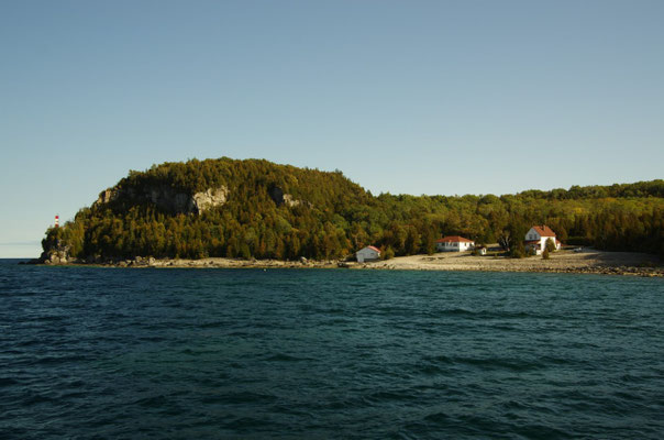 und natürlich Flowerpot Island,