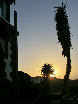 der Sonnenuntergang