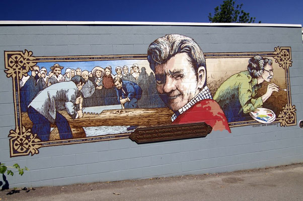 Chemainus ist bekannt für seine 38 Wallpaintings