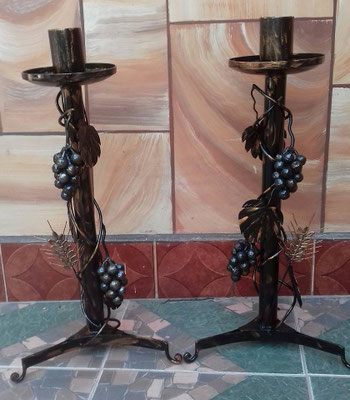 Forjadores Herreros y Fundidores de México Galería de Trabajos CANDELABROS