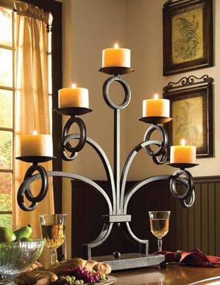 Forjadores Herreros y Fundidores de México Galería de Trabajos CANDELABROS