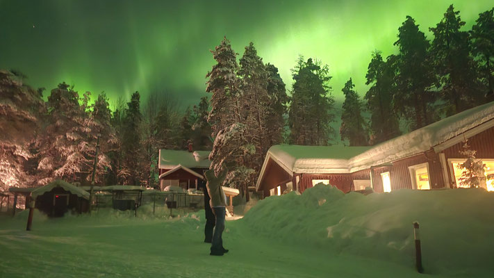Polarlichter in Lappland