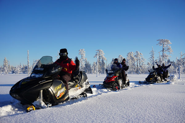 Skidoo und Skotertouren in Lappland