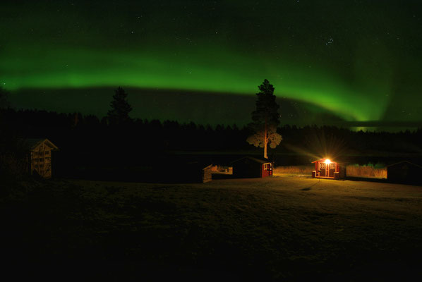 Grandiose Polarlicher in Lappland