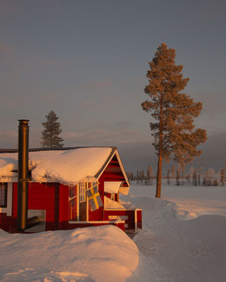 Winterurlaub auf einer Huskyfarm - Lapplands Drag