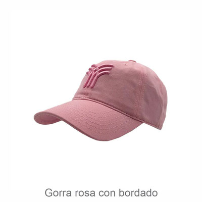 Gorra rosa con bordado Tecmilenio
