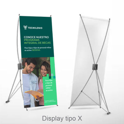 Display tipo X Tecmilenio