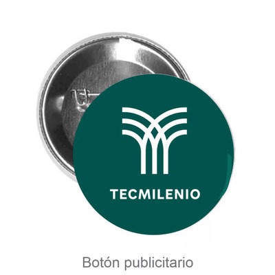 Botón metálico Tecmilenio
