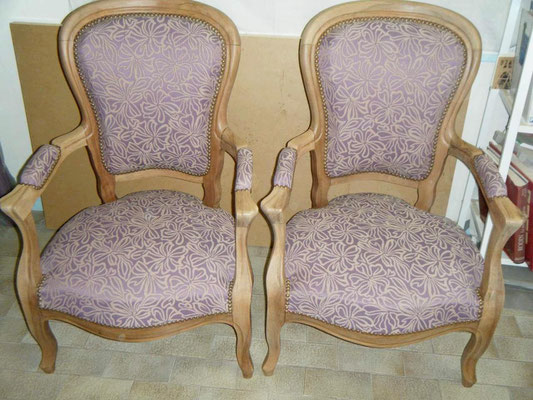 Fauteuils de style Louis Philippe d'époque Napoléon III après réfection