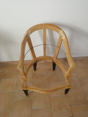 Carcasse fauteuil Crapaud