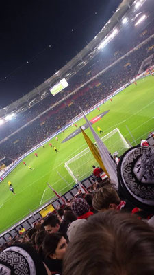Foto von der Sicht in Block 35 in der MHP Arena VfB Stuttgart Stadion