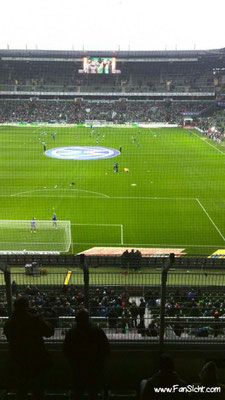 Sicht Auswärtsblock Weserstadion Bremen