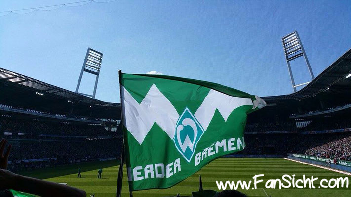 Foto der Sicht im Weserstadion in Steher Heim