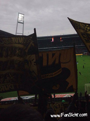 Sicht Auswärtsblock Weserstadion Bremen