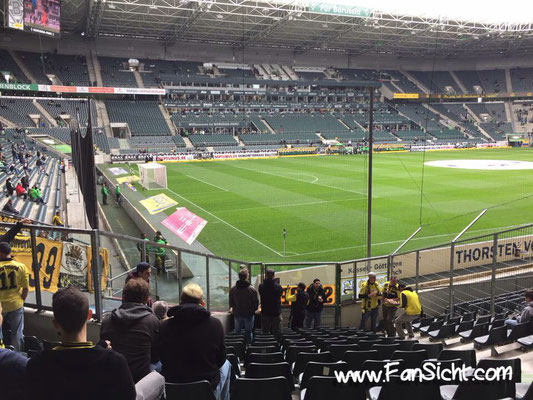 Borussia Park Mönchengladbach, Sicht Block 7, Reihe 16
