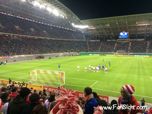Sicht in der Red Bull Arena Leipzig Red Bull Leipzig Stadion Block 27 Reihe 10