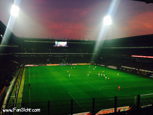 Sicht Auswärtsblock Weserstadion Bremen