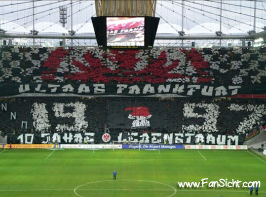 Deutsche Bank Park Stadion Frankfurt, Sicht aus Block 16A
