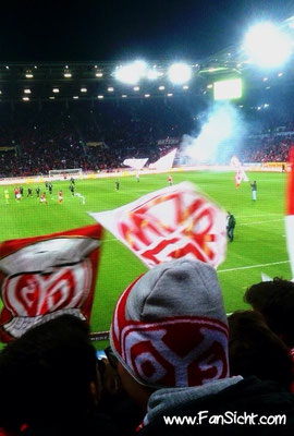 Fotos der Sicht aus Block R in der MEWA Arena Mainz Stadion des FSV Mainz 05