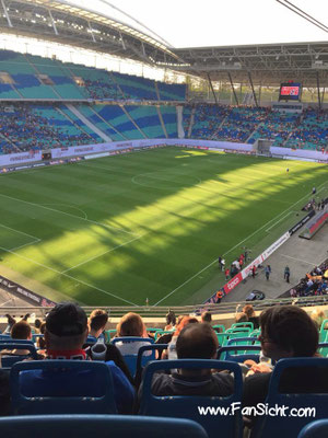 Sicht in der Red Bull Arena Leipzig Red Bull Leipzig Stadion Block Sektor A. Block 24