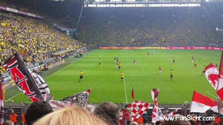 Block 60-61 (Gäste Stehplatz). Foto: Giovanni (via Facebook).