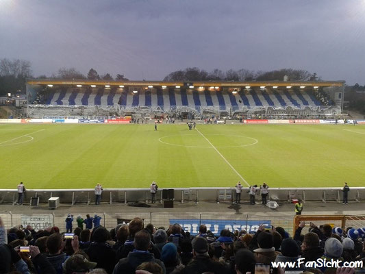Foto Sicht Merck Stadion am Böllenfalltor Gegengerade 