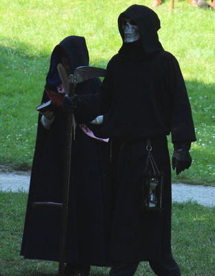 Of course Death is never absent on a battlefield