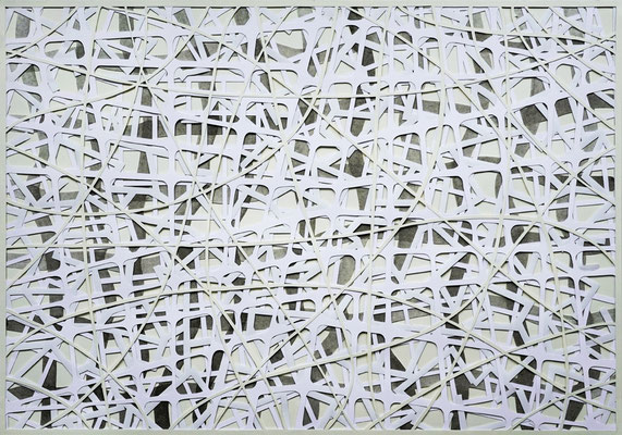 Cornelia Rohde/Jürgen Forster: Papercut 2, 70 x 100 cm, 2017