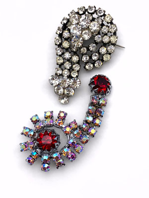 Old crystal brooches - art.323/5