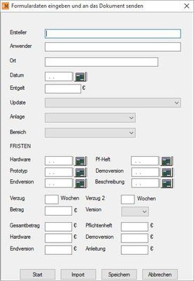 Elektronisches Formular