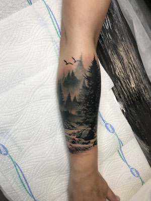 Wald Natur Tattoo