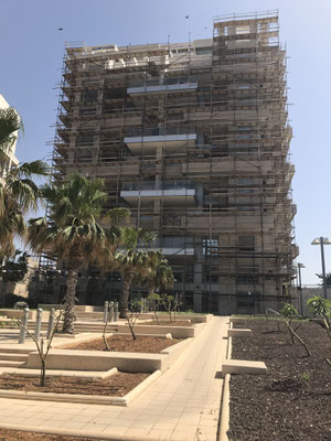 Immeuble en rénovation de façade