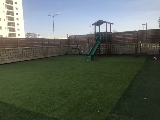 Spacious garden